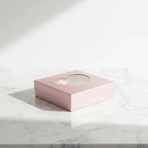 Customized Small Rigid Folding Paper Cardboard Gift Box with Clear Window