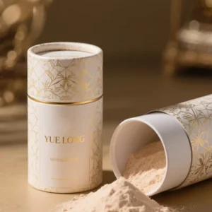 Cylinder Aluminium Foil Cardboard Tea Cans Coffee Canister Food Grade Biodegradable Paper Tube Packaging