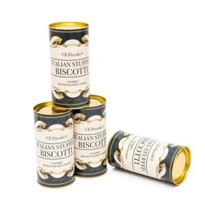 Cylinder Aluminum Foil Cardboard Tea Canister for Food Packaging