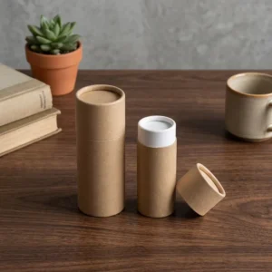 Cylindrical Canister Cardboard Cylinder Round Box Paper Tube Packaging for Gift