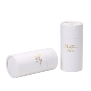 Cylindrical Cardboard Paper Tube Packaging Box for Cosmetic Gift Boxes