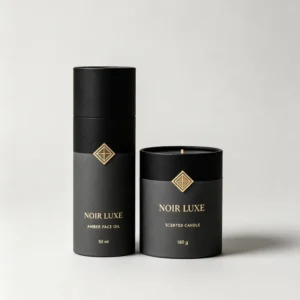 Cylindrical Paper Tube Packaging Cardboard Canister Recyclable Printed Container for Coffee Food Cosmetic and Gift Products