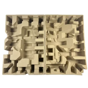 Degradable Paper Pulp Inner Packaging Trays Renewable Corrugated Paper Liners