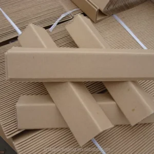 Die Cut Paper Corner Protectors L Shape Edge Guards for Custom Fit Packaging
