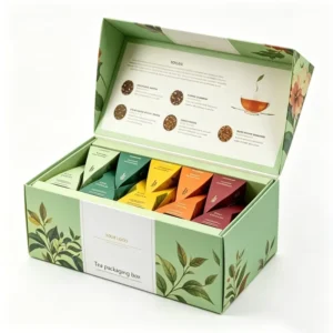 Digital Printing Paperboard Tea Packaging Box Tea Set Instant Coffee Beverage Infusion Paper Box