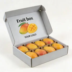 Digital Printing Recyclable Corrugated Fruit Packaging Box