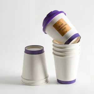 Disposable 16 oz Single Wall and Double Wall Paper Cup for Takeaway Beverages