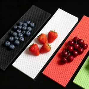 Verbruiksklare Airlaid Absorptiepads Voedselveilige Case Liner voor Fruitverpakking Koudeketen Transport Sap Absorberend Vellen