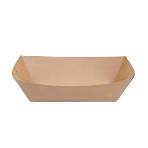 Disposable Brown Kraft Paper Boat Tray