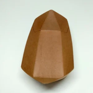 Disposable Brown Kraft Paper Food Boat Tray