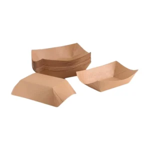 Disposable Coated Paper Boat Tray for Fast Food
