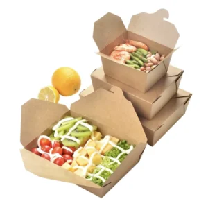 Disposable Compostable Kraft Paper Tray