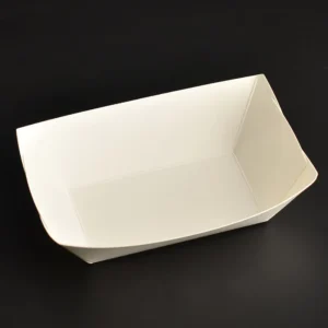 Disposable Custom White Food Paper Tray