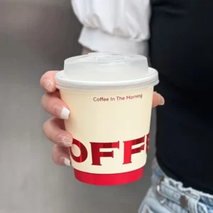 Disposable Double Wall Biodegradable Paper Cup for Hot Drinks with Custom Logo