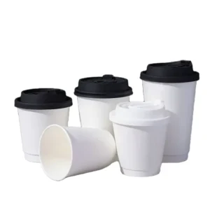 Disposable Double Wall Paper Cup for Hot Drink Custom Logo Accept 8 12 16 20oz Paper Cup for Coffee Cup and Hot Drinks