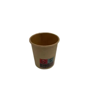 Disposable Eco-Friendly 3oz Single Wall Paper Cups with Lids