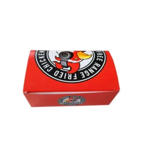 Disposable Foldable Food Paper Box Container Glossy Matt Lamination UV Coating Embossing Custom Size Color