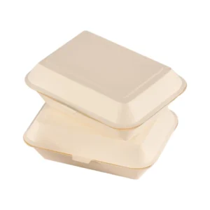 Disposable Folding Kraft Paper Fast Food Box for Burgers, Fries, and Fried Chicken
