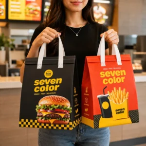 Disposable Food Grade Thermal Cooler Bags for Restaurant Food Delivery Packaging