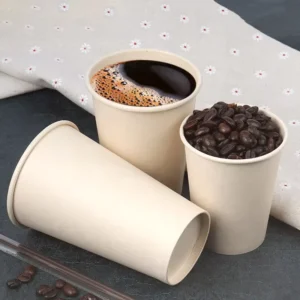 Disposable Hot Drink Paper Cups for Tea and Coffee, 4 oz, 6 oz, 6.5 oz, 7 oz, 10 oz, 12 oz, 16 oz, and 20 oz