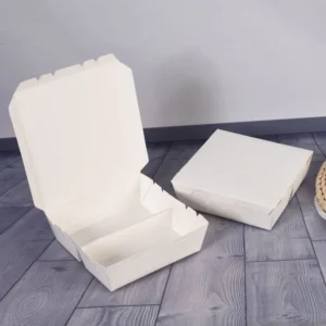 Disposable Kraft Paper Lunch Box for Salad and Fried Chicken