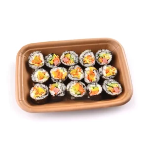 Disposable Kraft Paper Serving Tray Boat Shape for Snacks, Chips, Chicken, Salad, and Takeout Food