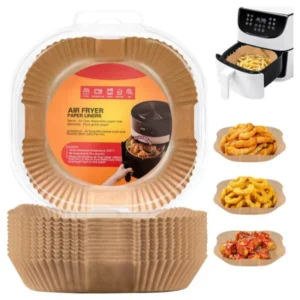 Disposable Non-Stick Parchment Paper Square Food Grade Air Fryer Liners