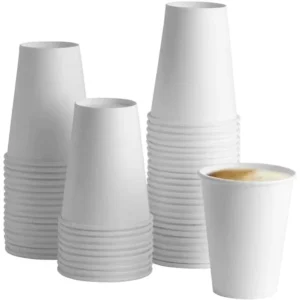 Disposable Paper Cups 8/10/12/16/20 oz Single Wall Paper Cup Hot Cold Beverage Cups for Drinking