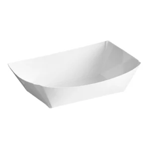 Disposable Paper Food Tray with Design for Baking Sushi Waffle Doughnut Sausage Hotdog Rectangle Paper Tray Box Customized