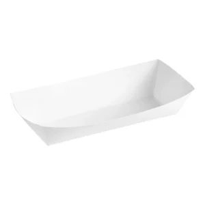 Disposable Paper Tray Box for Cake, Fruit, Samples, Takeaway Delivery, Stackable Rectangle Square