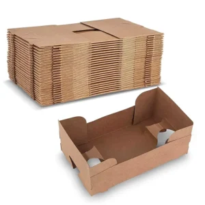 Disposable Paper Tray for Chips, Fish, Fried Chicken, and Cups