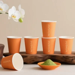 Disposable Single-Layer Paper Coffee Cup for Hot Drinks, Milk Coffee, and Household Advertising Use