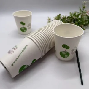 Disposable Single Wall Paper Cups 8oz 10oz 12oz 16oz and 20oz for Hot and Cold Beverages