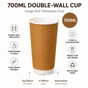 Disposable Single-Wall Thickened White Insulated Iced Coffee Paper Cup Custom Paper Water Bottle