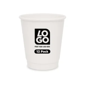 Disposable Single-Wall and Double-Wall Printed Logo Paper Cup for Milk Tea, Cola, and Coffee