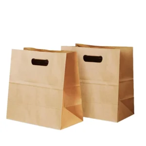 Disposable Takeaway Kraft Paper Bag