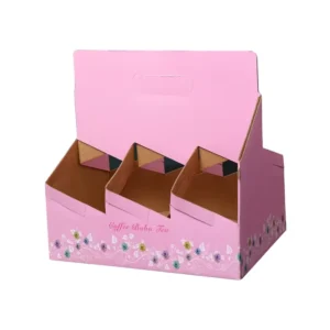 Disposable Takeaway Paper Cup Holder for Milk Tea and Coffee