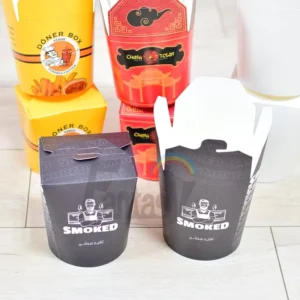 Disposable Takeout Food Box Takeaway Chinese Rice Noodle Food Boxes Takeaway Pasta Packaging Noodle Paper Box