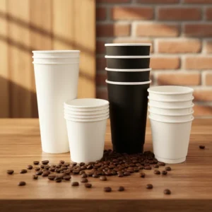 Disposable Thickened Cold Paper Cups for Home, Commercial, and Party Use with Custom Printing
