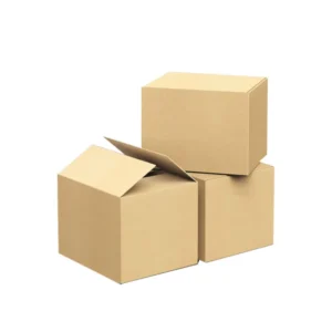 Double-Wall 5-Ply Corrugated Cardboard Self-Erecting Square Shipping Box for Supermarkets, Custom Size