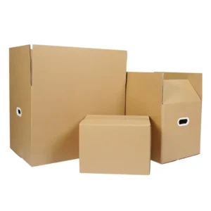 Double-Wall 5-Ply Corrugated Cardboard Shipping Box Custom Size Recyclable for Moving