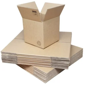 Double Wall Corrugated Oversized Slotted Boxes Matt Lamination UV Coating Embossing Customizable Size Recyclable