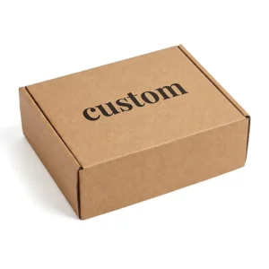 Eco-Friendly Biodegradable Corrugated Kraft Mailer Box for Apparel Shipping