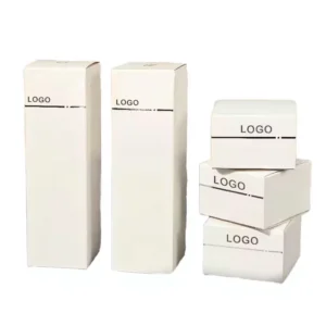 Eco-Friendly Biodegradable Rigid Cosmetic Gift Boxes with Magnetic Closure, Embossing, and Logo