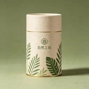 Eco Friendly Cardboard Custom Design Tea Cans Paper Tube Canister for Food Grade Paper Tube Packaging with Your Own Logo