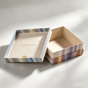 Eco-Friendly Cardboard Gift Boxes with Custom Printed Logo and Top-Bottom Lid