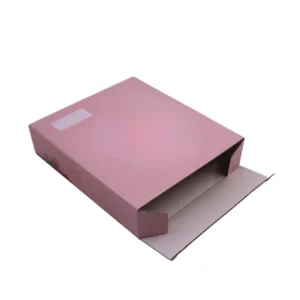 Eco Friendly Colored Cardboard Box with Matte Lamination, Embossing and UV Coating