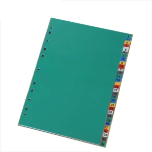 Eco-Friendly Colored Paper Index Card Dividers, Custom Print, 1-4 Color Printing