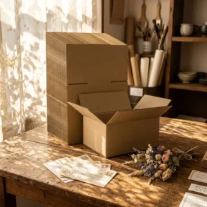 Eco-Friendly Corrugated Cartons for Transporting Food and Clothes