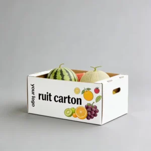 Eco-Friendly Corrugated Heavy-Duty Fruit and Vegetable Export Shipping Box